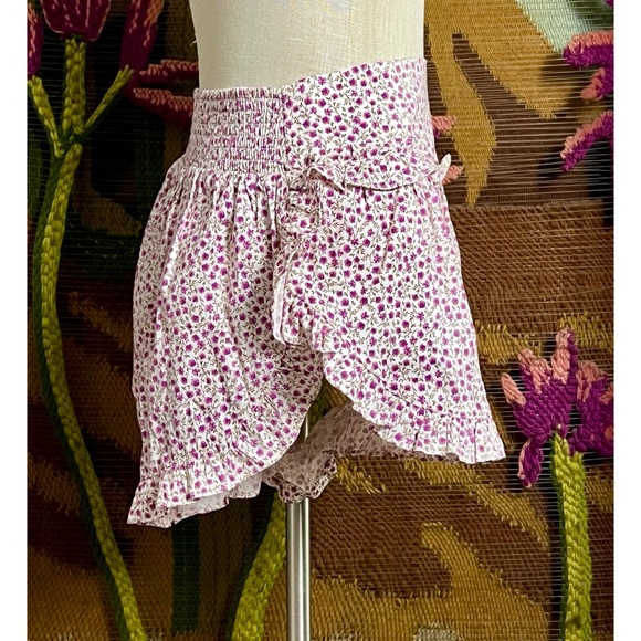 Anthropologie Flannel Ruffle Pajama Shorts S - Picture 7 of 15